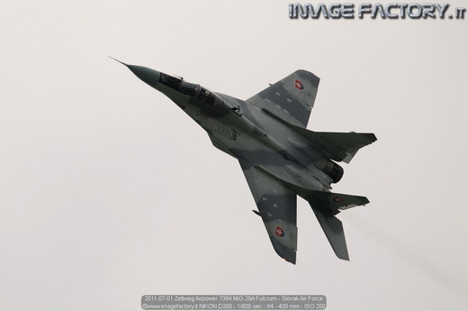 2011-07-01 Zeltweg Airpower 7384 MiG-29A Fulcrum - Slovak Air Force